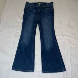 VTG Aeropostale 3/4 Short Dark Wash Hailey Flare Low Waist Jeans